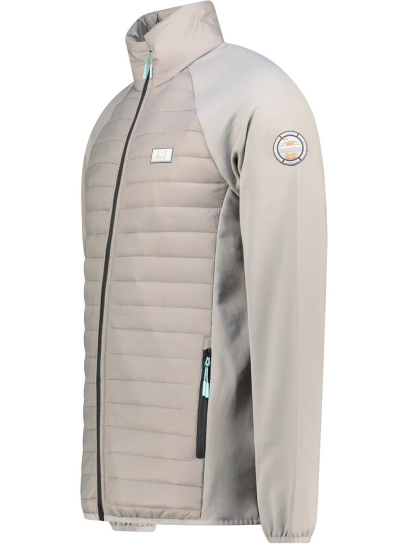 Giacca in pile pesante bimateriale touroeak – canadian peak Grigio chiaro - Kiabi