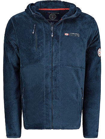 Giacca in pile pesante con cappuccio uploadeak – canadian peak