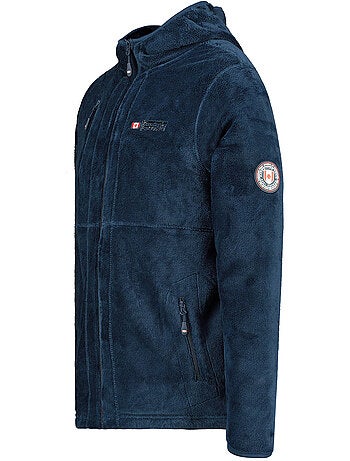 Giacca in pile pesante con cappuccio uploadeak – canadian peak