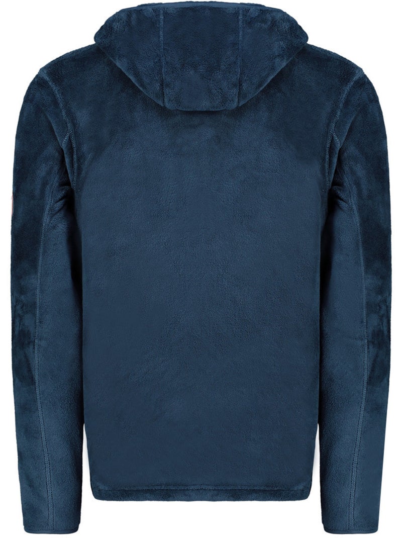 Giacca in pile pesante con cappuccio uploadeak – canadian peak Blu marino - Kiabi