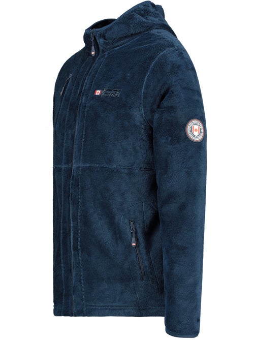 Giacca in pile pesante con cappuccio uploadeak – canadian peak - Kiabi