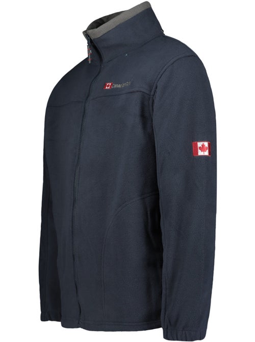 Giacca in pile pesante con zip ultona – canadian peak - Kiabi Giacca in pile pesante con zip ultona – canadian peak - Kiabi