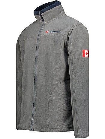 Giacca in pile pesante con zip ultona – canadian peak