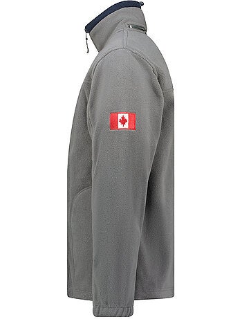 Giacca in pile pesante con zip ultona – canadian peak