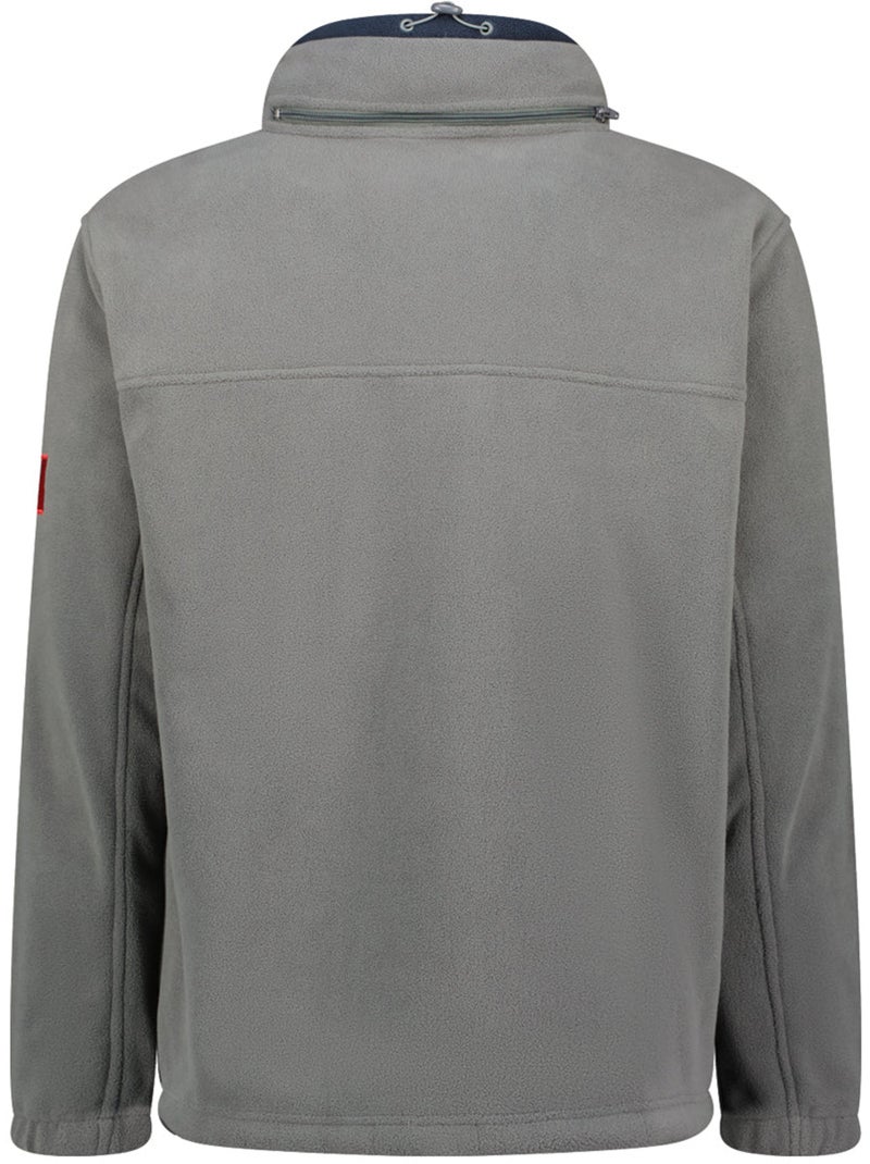 Giacca in pile pesante con zip ultona – canadian peak Grigio scuro - Kiabi