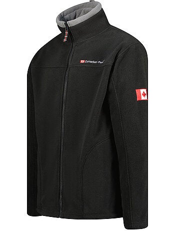 Giacca in pile pesante con zip ultona – canadian peak