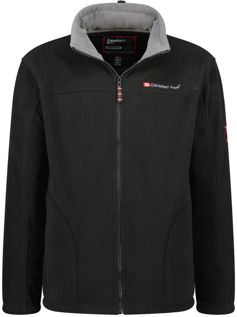 Giacca in pile pesante con zip ultona – canadian peak Nero - Kiabi