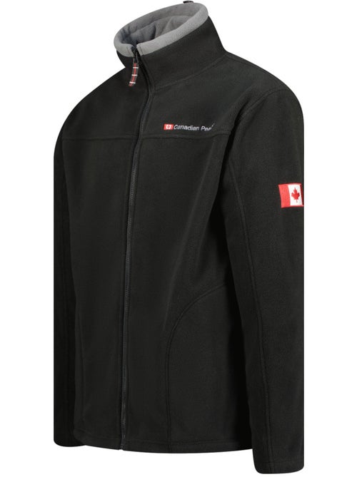 Giacca in pile pesante con zip ultona – canadian peak - Kiabi Giacca in pile pesante con zip ultona – canadian peak - Kiabi