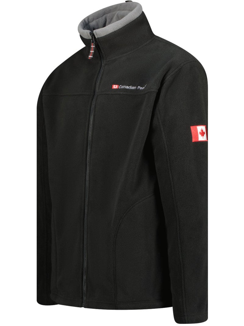 Giacca in pile pesante con zip ultona – canadian peak Nero - Kiabi