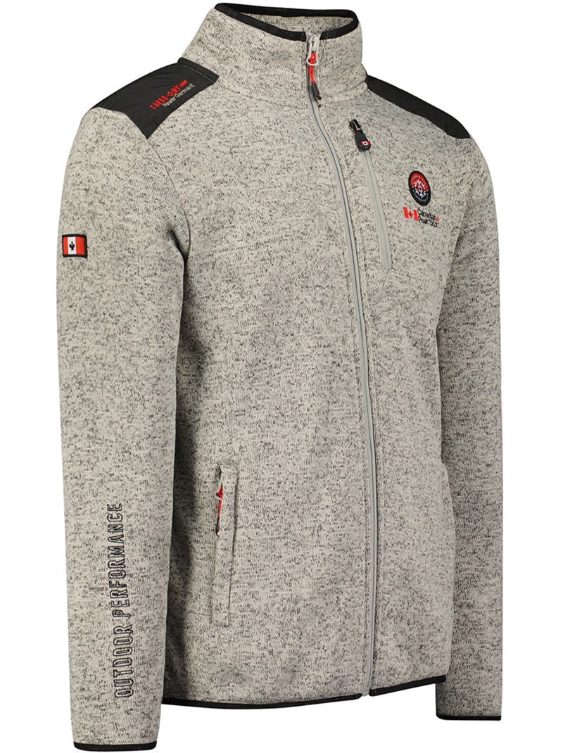Giacca in pile pesante tavideak – canadian peak Grigio chiaro - Kiabi