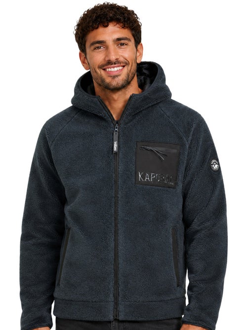 Giacca in pile sherpa con cappuccio udaforaf – kaporal - Kiabi