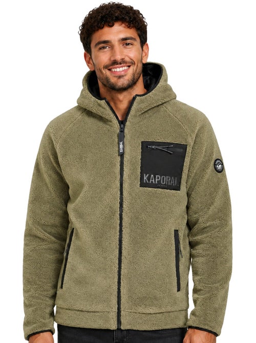 Giacca in pile sherpa con cappuccio udaforaf – kaporal - Kiabi