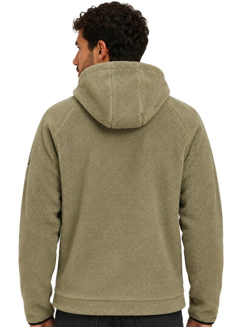 Giacca in pile sherpa con cappuccio udaforaf – kaporal - Kiabi