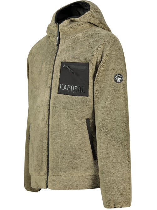 Giacca in pile sherpa con cappuccio udaforaf – kaporal - Kiabi
