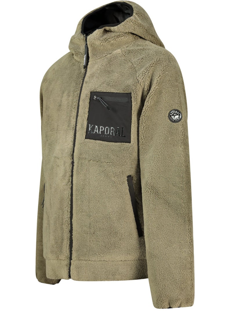 Giacca in pile sherpa con cappuccio udaforaf – kaporal Cachi - Kiabi