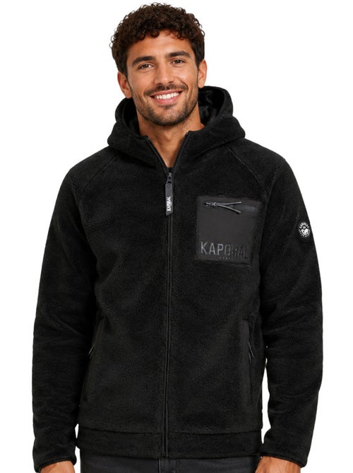 Giacca in pile sherpa con cappuccio udaforaf – kaporal - Kiabi