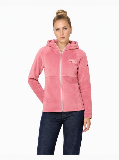Giacca in pile sottile con cappuccio ulotteak – canadian peak - Kiabi Giacca in pile sottile con cappuccio ulotteak – canadian peak - Kiabi