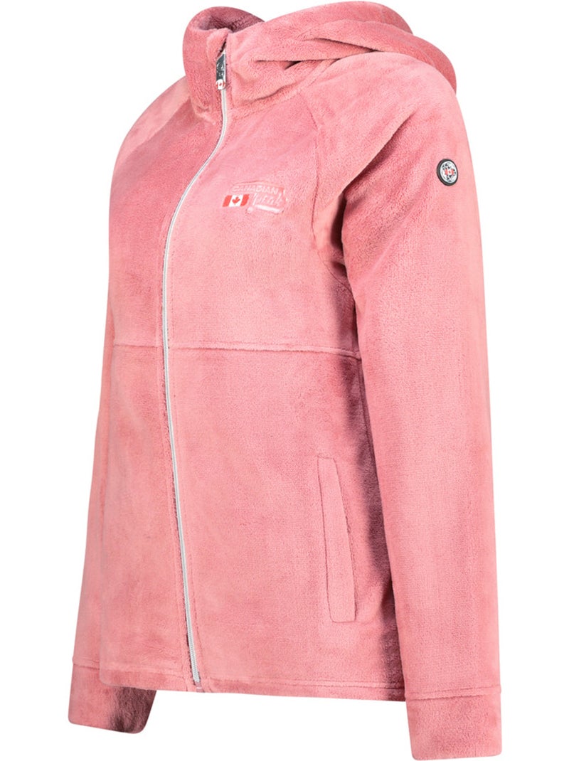 Giacca in pile sottile con cappuccio ulotteak – canadian peak Blu ghiacciato - Kiabi