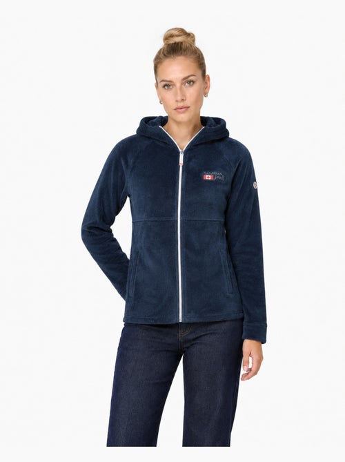 Giacca in pile sottile con cappuccio ulotteak – canadian peak - Kiabi Giacca in pile sottile con cappuccio ulotteak – canadian peak - Kiabi