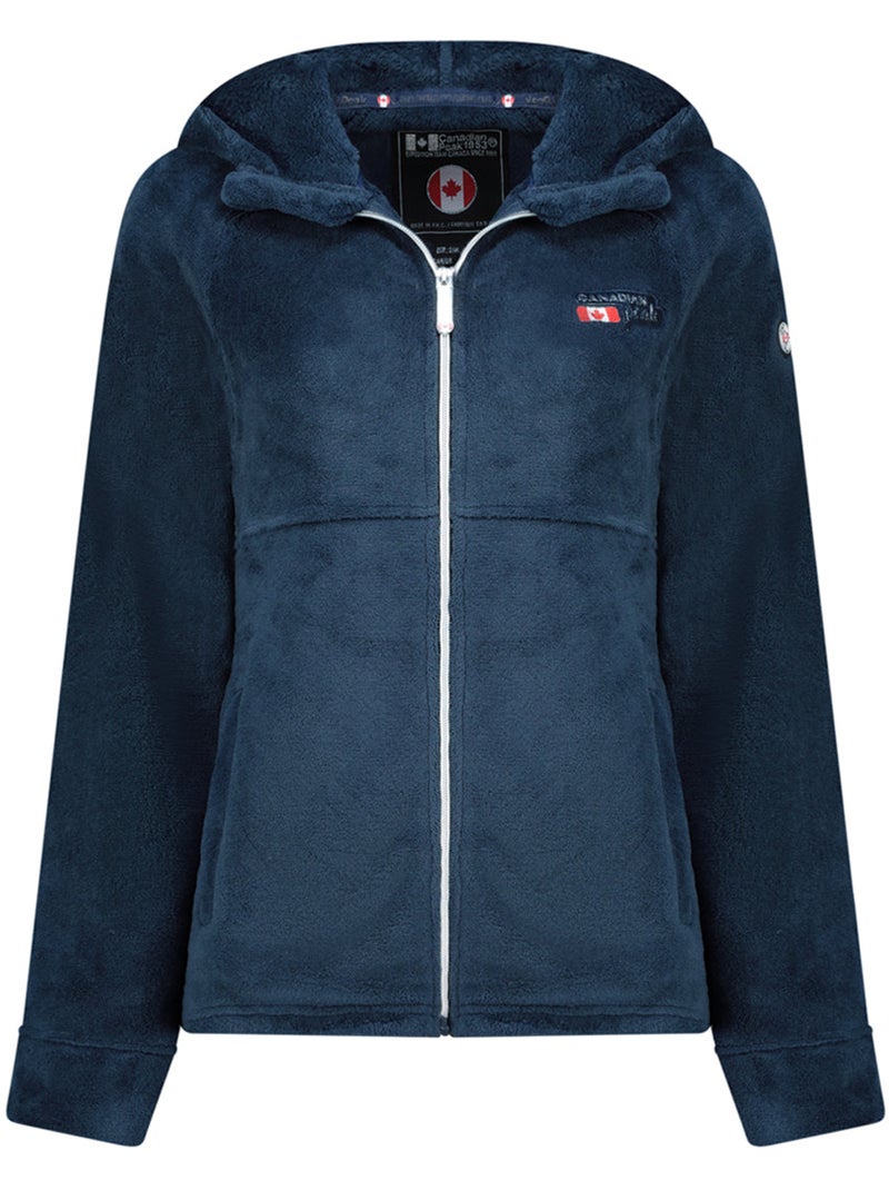 Giacca in pile sottile con cappuccio ulotteak – canadian peak Blu marino - Kiabi