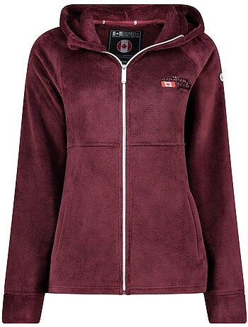 Giacca in pile sottile con cappuccio ulotteak – canadian peak