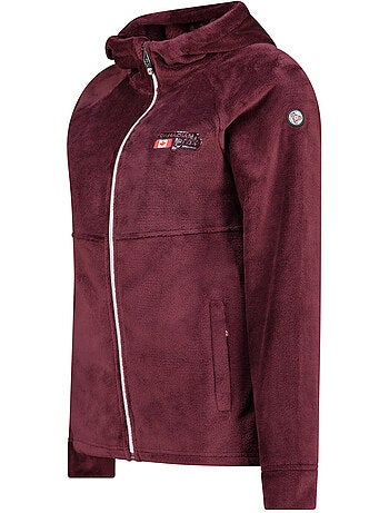 Giacca in pile sottile con cappuccio ulotteak – canadian peak