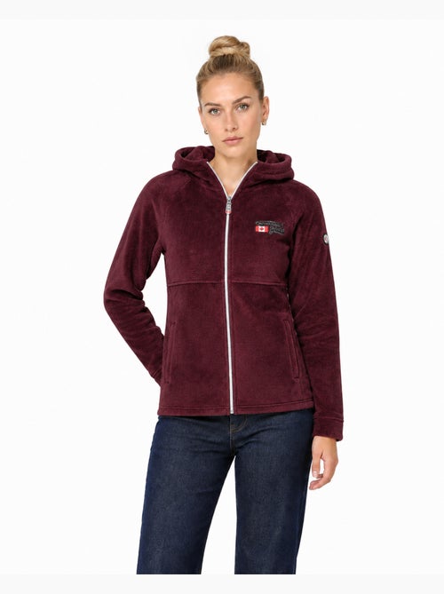 Giacca in pile sottile con cappuccio ulotteak – canadian peak - Kiabi Giacca in pile sottile con cappuccio ulotteak – canadian peak - Kiabi