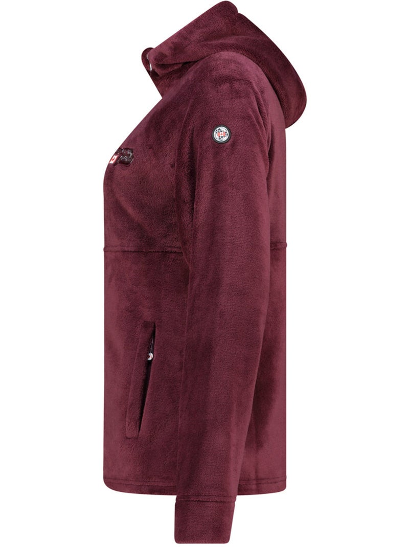 Giacca in pile sottile con cappuccio ulotteak – canadian peak Bordeaux - Kiabi
