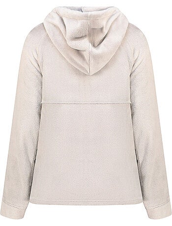 Giacca in pile sottile con cappuccio ulotteak – canadian peak