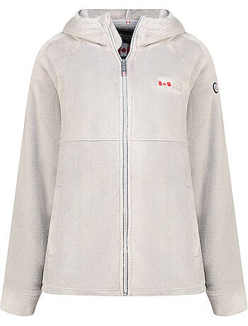 Giacca in pile sottile con cappuccio ulotteak – canadian peak