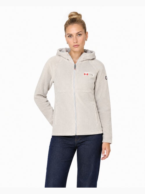Giacca in pile sottile con cappuccio ulotteak – canadian peak - Kiabi Giacca in pile sottile con cappuccio ulotteak – canadian peak - Kiabi