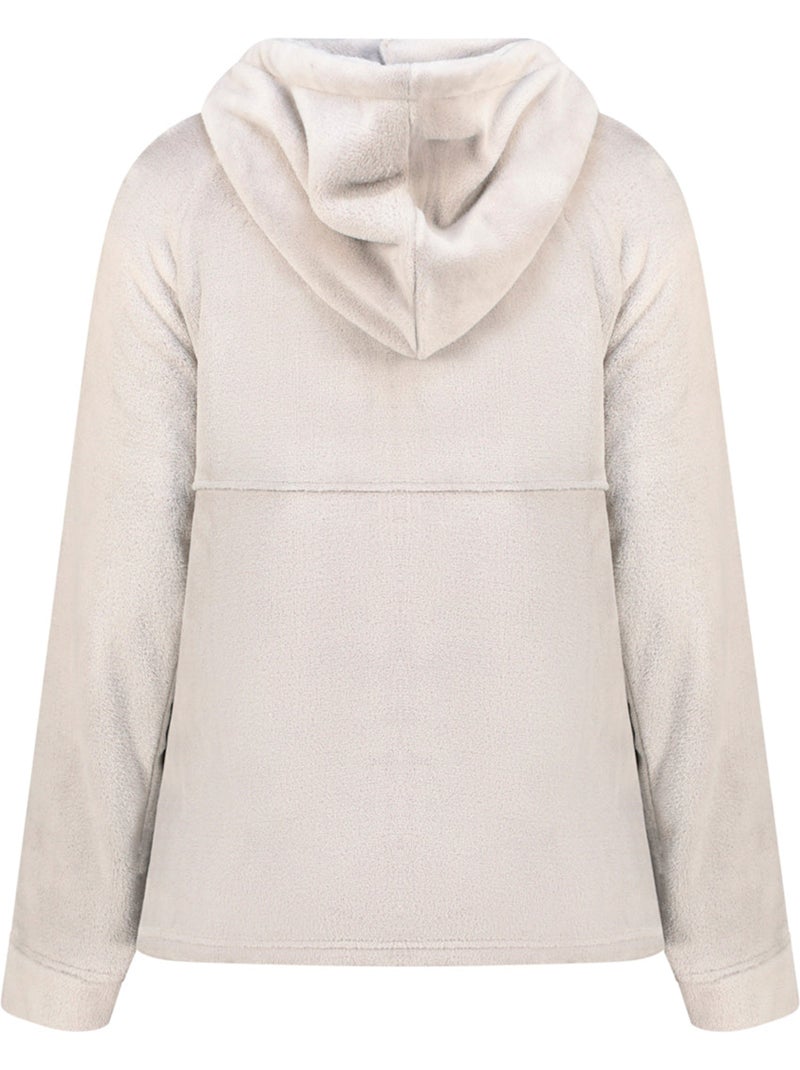 Giacca in pile sottile con cappuccio ulotteak – canadian peak Grigio chiaro - Kiabi