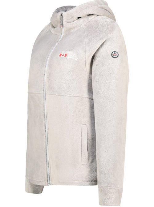 Giacca in pile sottile con cappuccio ulotteak – canadian peak - Kiabi Giacca in pile sottile con cappuccio ulotteak – canadian peak - Kiabi