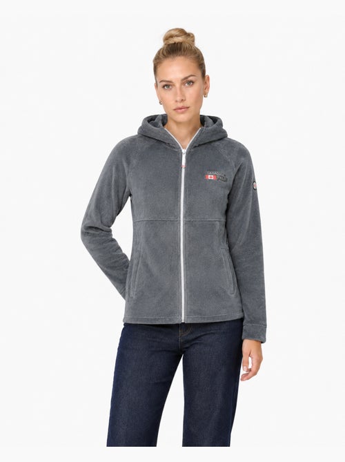 Giacca in pile sottile con cappuccio ulotteak – canadian peak - Kiabi Giacca in pile sottile con cappuccio ulotteak – canadian peak - Kiabi