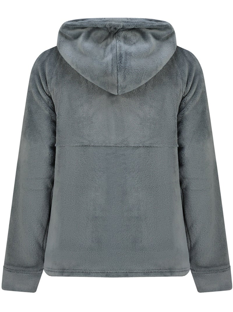 Giacca in pile sottile con cappuccio ulotteak – canadian peak Grigio scuro - Kiabi