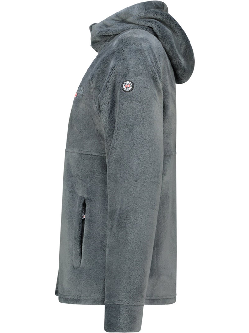 Giacca in pile sottile con cappuccio ulotteak – canadian peak Grigio scuro - Kiabi