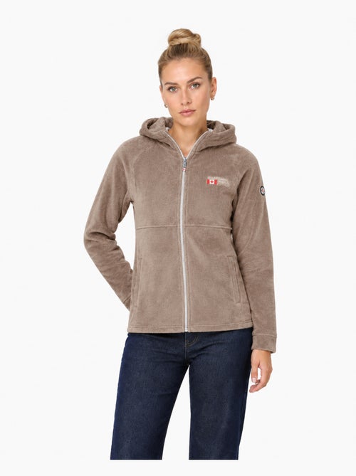 Giacca in pile sottile con cappuccio ulotteak – canadian peak - Kiabi Giacca in pile sottile con cappuccio ulotteak – canadian peak - Kiabi