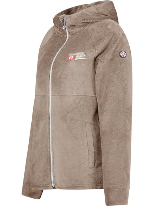 Giacca in pile sottile con cappuccio ulotteak – canadian peak - Kiabi Giacca in pile sottile con cappuccio ulotteak – canadian peak - Kiabi