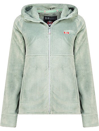 Giacca in pile sottile con cappuccio ulotteak – canadian peak