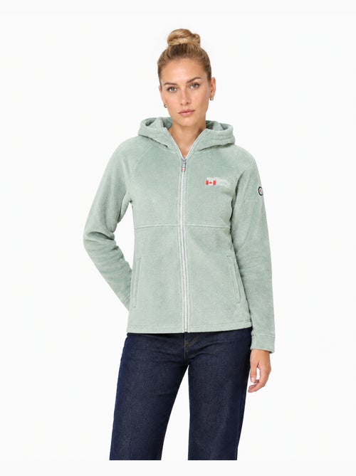 Giacca in pile sottile con cappuccio ulotteak – canadian peak - Kiabi Giacca in pile sottile con cappuccio ulotteak – canadian peak - Kiabi