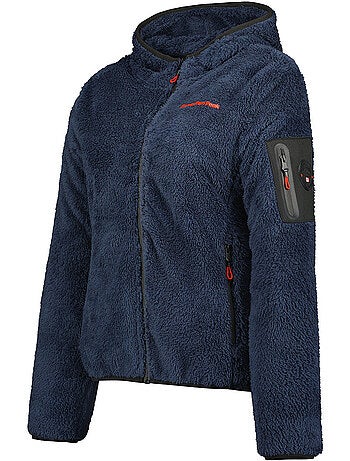 Giacca in pile sottile con collo alto ulebeak – canadian peak