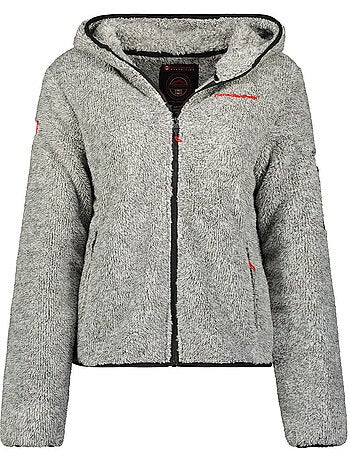Giacca in pile sottile con collo alto ulebeak – canadian peak