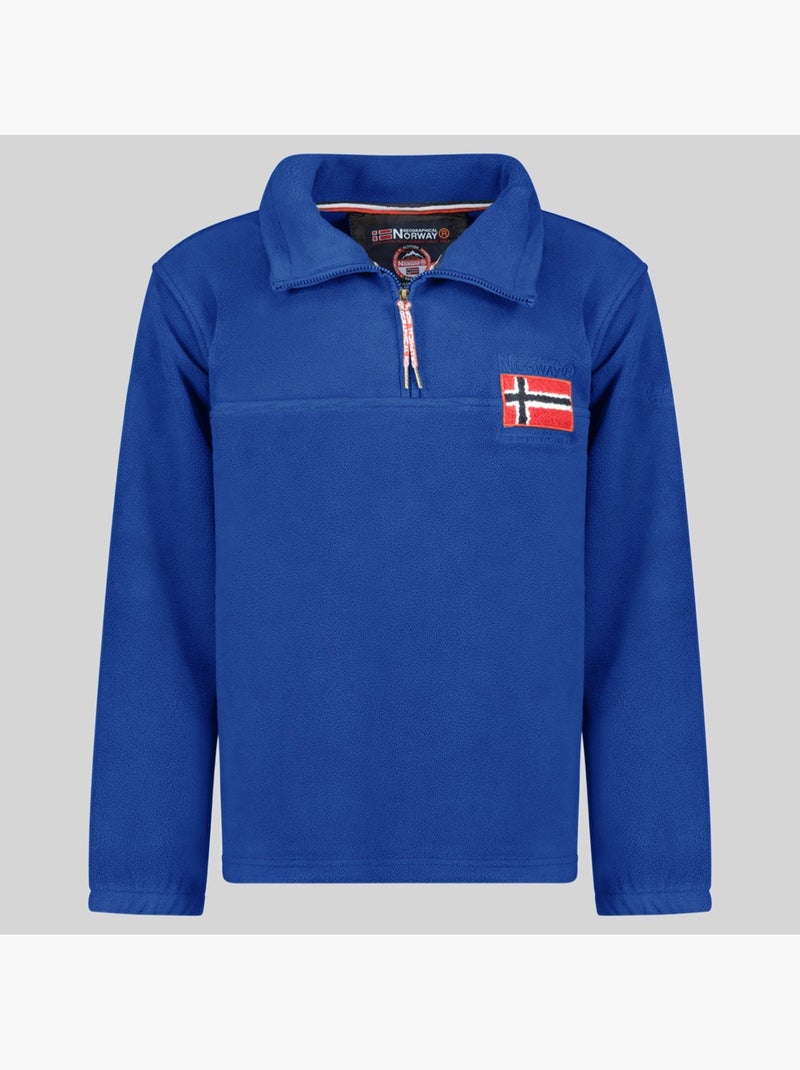 Giacca in pile tequateur – geographical norway Blu reale - Kiabi