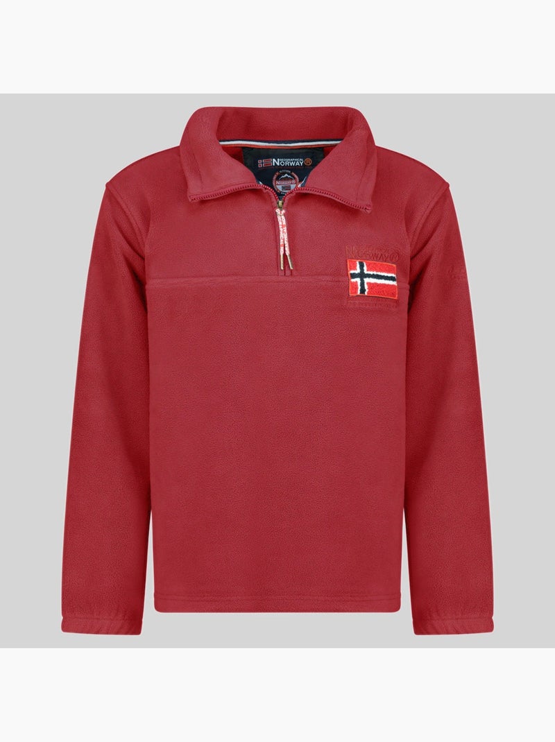 Giacca in pile tequateur – geographical norway Bordeaux - Kiabi