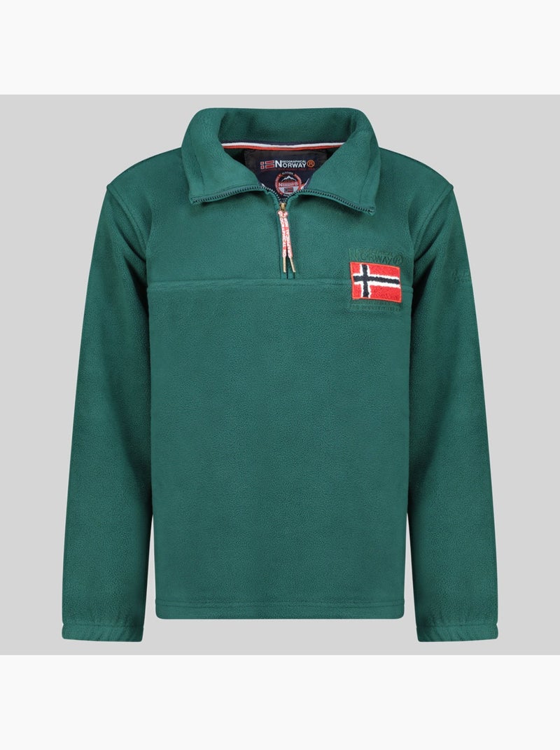 Giacca in pile tequateur – geographical norway Verde scuro - Kiabi
