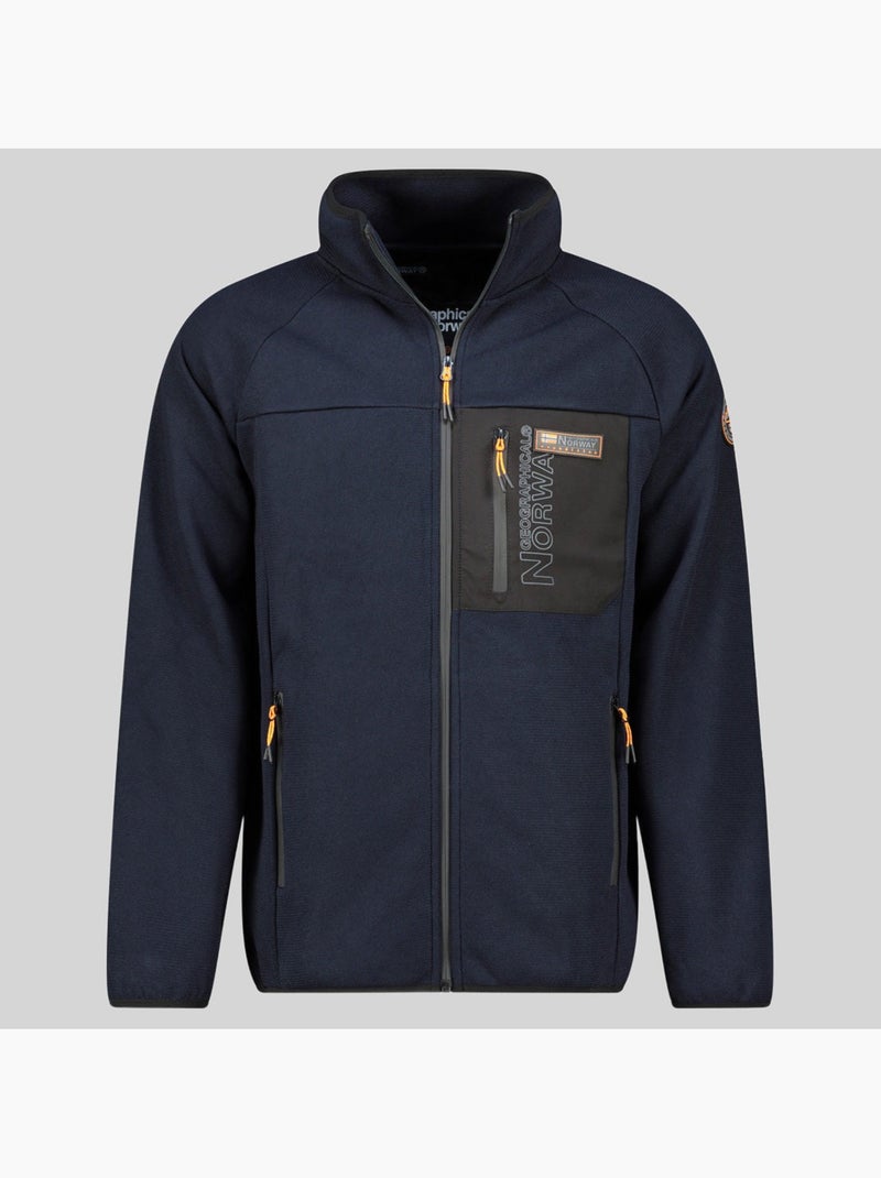 Giacca in pile thizy – geographical norway Blu marino - Kiabi