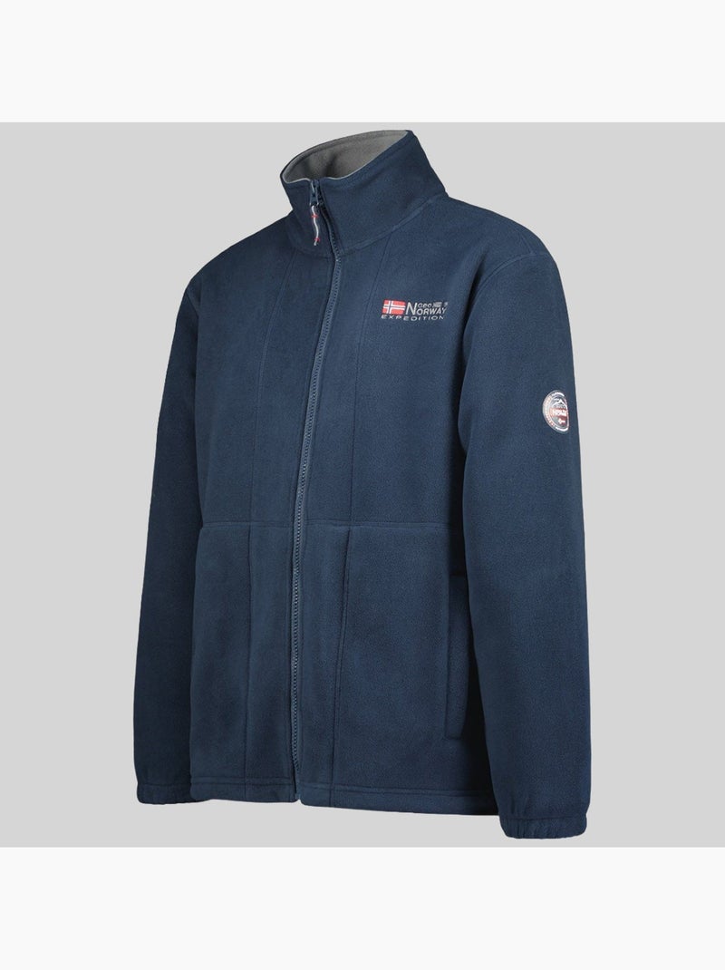 Giacca in pile torleon – geographical norway Blu grigio - Kiabi
