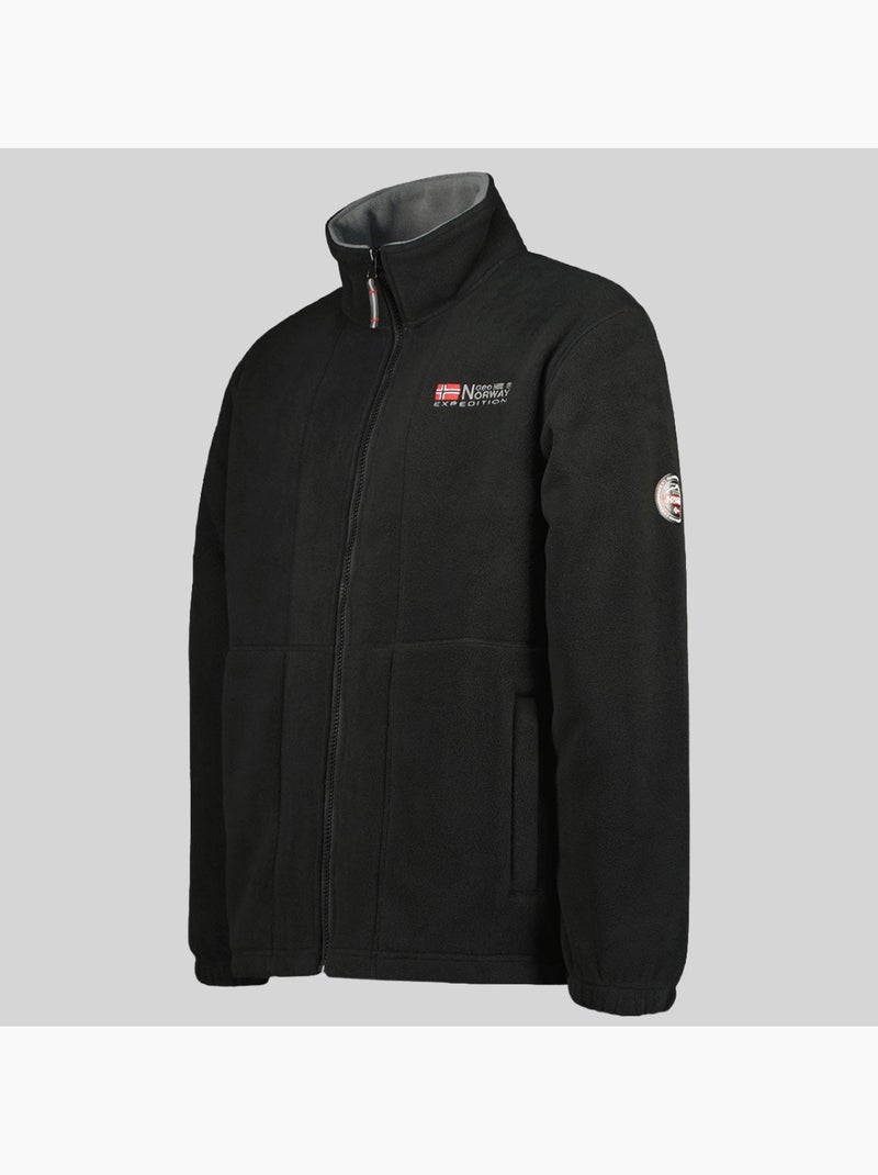 Giacca in pile torleon – geographical norway Nero Grigio - Kiabi
