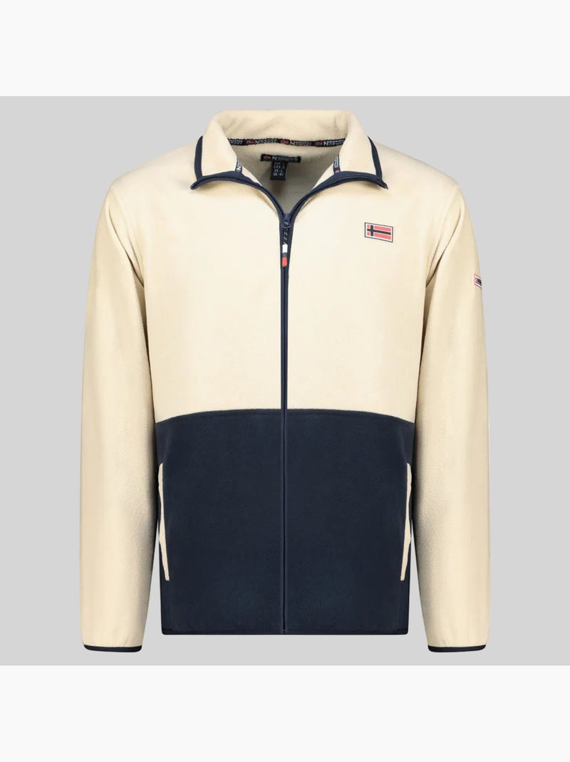 Giacca in pile touki fz – geographical norway Bianco sporco - Kiabi