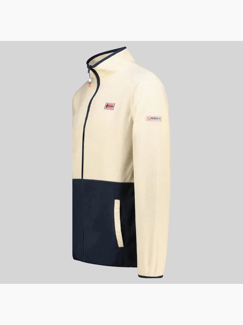 Giacca in pile touki fz – geographical norway Bianco sporco - Kiabi